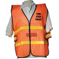 Orange Mesh Safety Vest Large